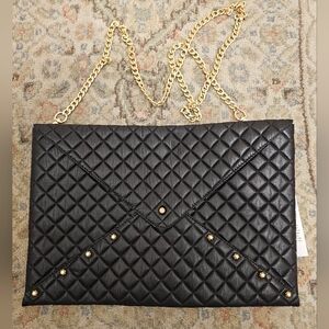 Una Burke Qulited Envelope Purse NWT